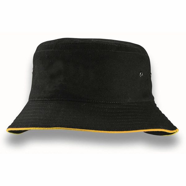 Bucket Hat - Black Gold