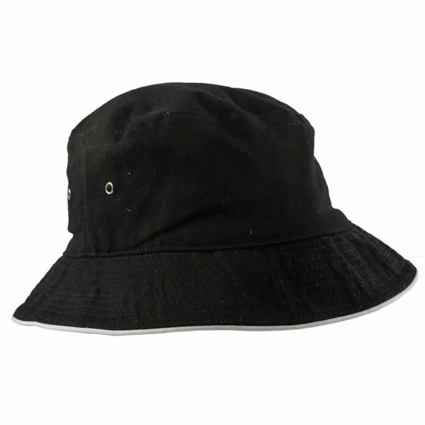 Bucket Hat - Black White