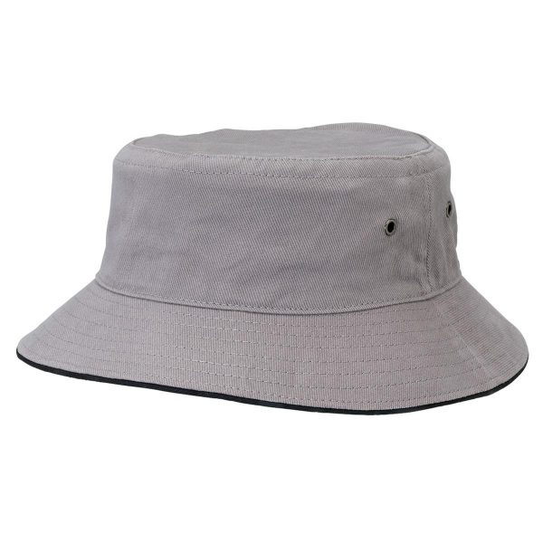 Bucket Hat - Grey Black