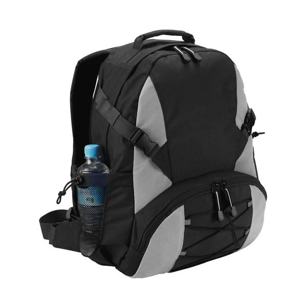 Outdoor Backpack - Black Silver