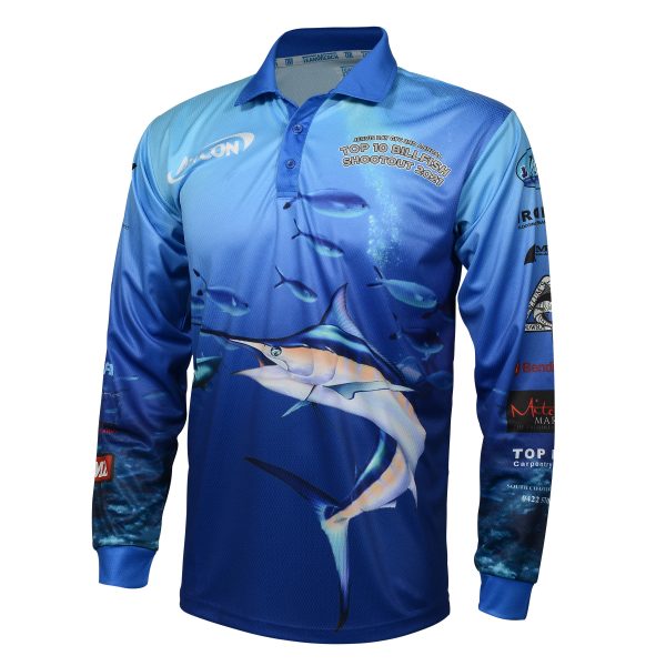 Long Sleeve Club Fishing Polo
