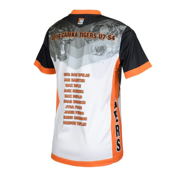 TM1216 Training T-Shirt With Side Panels Rear