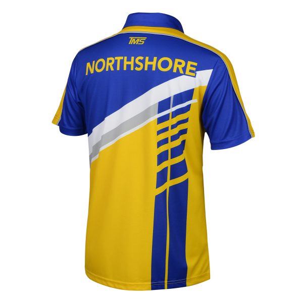 TM1837 Sublimated Polo with Shoulder Panels and Piping Back
