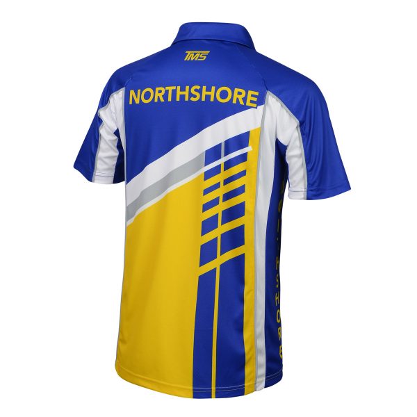 TM1843 Sublimated Double Side & Sleeve Panel Polo with Piping Back