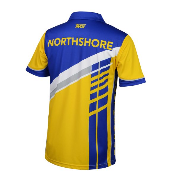 TM1846 Sublimated Wedge Panel Polo with Piping Back