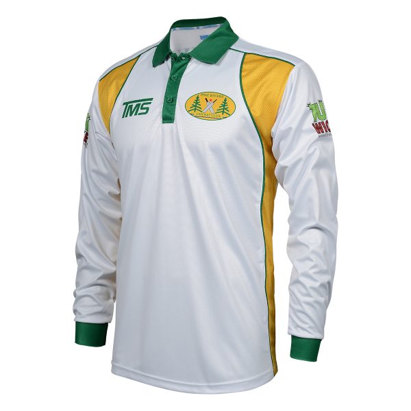 Pro Cricket Long Sleeve Polo