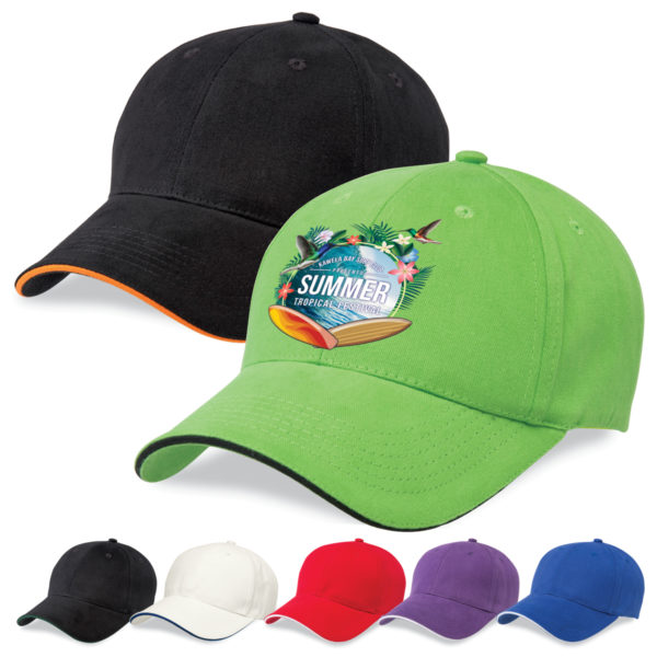 Premium Soft Sandwich Peak Baseball Cap